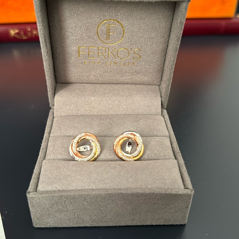 Gold and Silver Women's Earrings